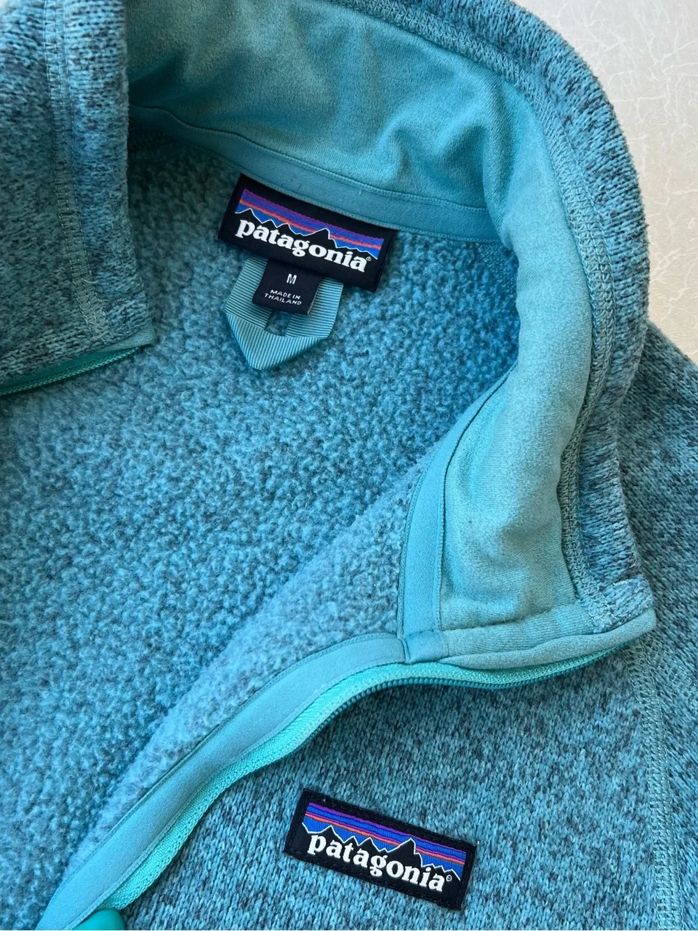 Patagonia Better Sweater Dark Speckled Teal Women’s Size Medium